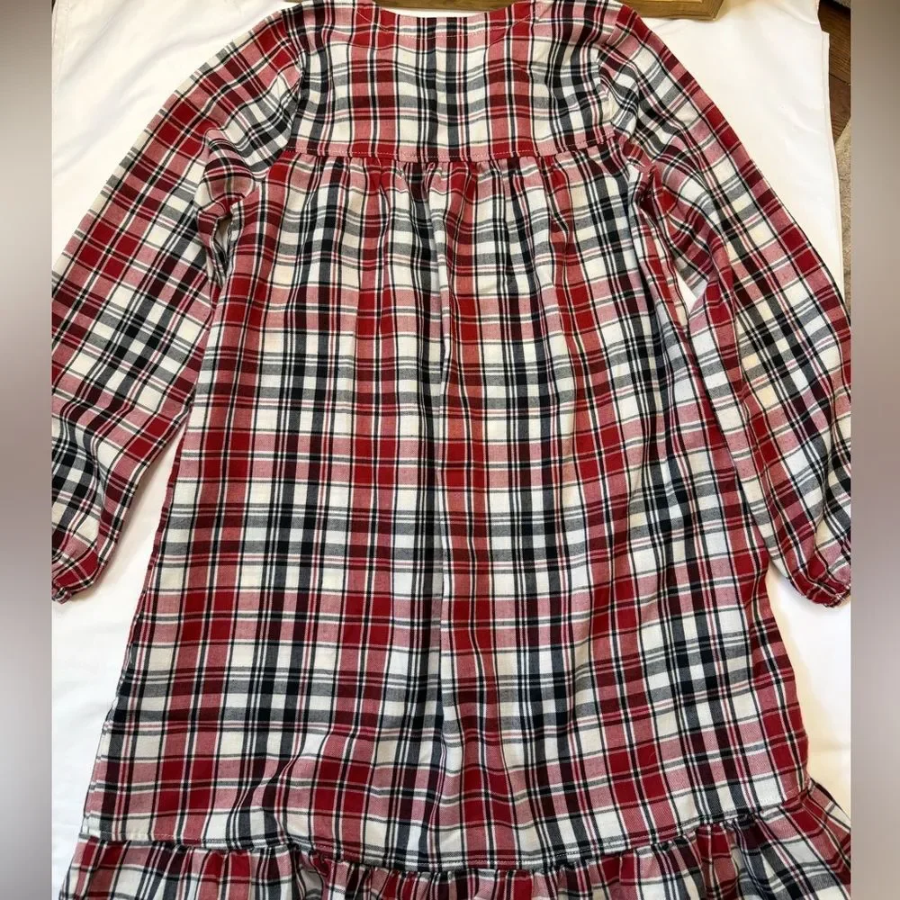Girls Disney size 11/12 Mickey flannel red plaid nightgown - Picture 5 of 7